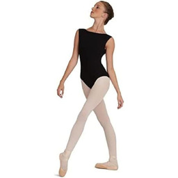 Strój gimnastyczny z dekoltem Capezio body CC220 Bawełna