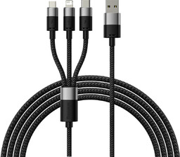 Kabel 3w1 USB - micro USB / Lightning
