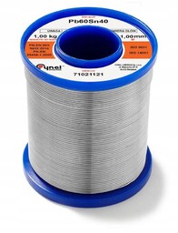 Cyna z kalafonią polska Cynel 1kg 2,5mm