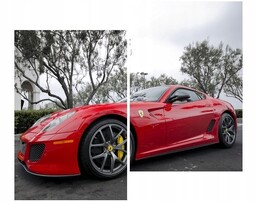 80x70cm Ferrari 599 Gto Axion23 duo obraz ściana