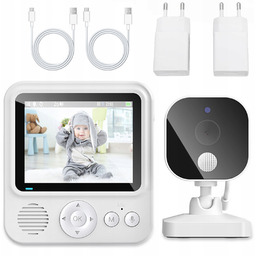 Elektroniczna Niania 2.8" Hd Monitor Oddechu Kamera Noktowizor