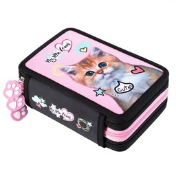 Piórnik z wyposażeniem trzykomorowy dla dziewczynki, My Little