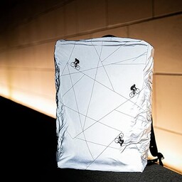 FAHRER Unisex odblaskowa osłona przeciwdeszczowa dla dorosłych, rozmiar