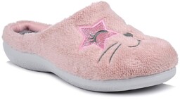 Kapcie damskie pantofle domowe ciepłe miękkie kotki różowe