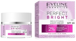 EVELINE Perfect Bright rozjaśniający lekki krem do twarzy