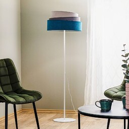Lampa stojąca Pastell Trio Duolla, biały / opal,