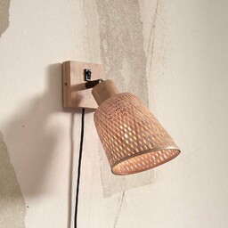 Good & Mojo Kinkiet designerski Java, jasne drewno,