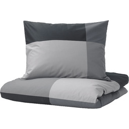 Ikea Brunkrissla komplet pościeli 150x200cm czarny