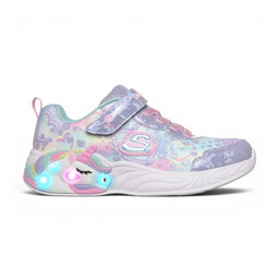 Buty dla dziewcząt Skechers S-Lights Unicorn Dreams Heart