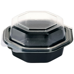 Duni Pojemnik Octaview 200 ml czarny (375 szt.)