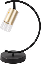 Lampka stołowa do salonu Ricky ML0693 Milagro półokrągła