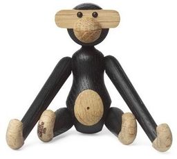 Kay Bojesen MONKEY Figurka Drewniana Małpka MINI Czarna