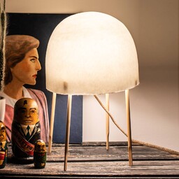 Foscarini Kurage lampa stołowa z papieru washi