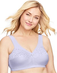 Glamorise Damski biustonosz bezfiszbinowy, z bawełny, Plus Size