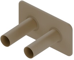 Excellent Caldo zestaw maskujący rozeta podwójna cappuccino GREX.CA95.M2.CA