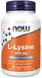 NOW L-Lysine 500mg 100vegcaps