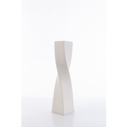 Eurofirany Wazon dekoracyjny 12x12x50 Riso kremowy