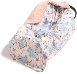 Kocyk Do Fotelika Samochodowego Sleepy Owls - Velvet