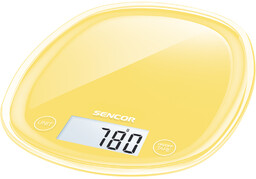 Sencor SKS 36YL waga kuchenna, żółty