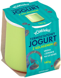 Y mleko Jogurt termostatowy naturalny z kolagenem 140