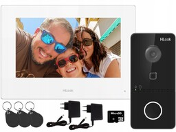 Wideodomofon Hikvision WiFi Wideo Domofon LCD HiLook Ip-vis-slim-w