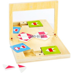 Układanka symetryczna z lustrem