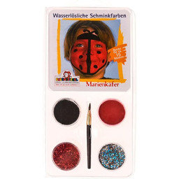 Eulenspiegel 204320 zestaw do makijażu biedronka, pędzel