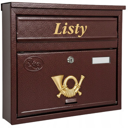 Skrzynka Na Listy Brązowa T11 Produkt Polski Skrzynka