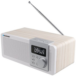 BLAUPUNKT Radioodtwarzacz PP14BT Biały-Drewno, Bluetooth, Tuner FM, Czytnik