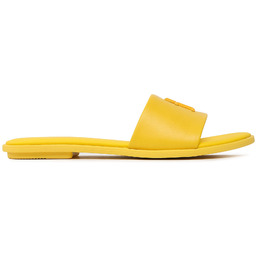 Klapki Tommy Hilfiger Th Pop Mule FW0FW07097 Żółty