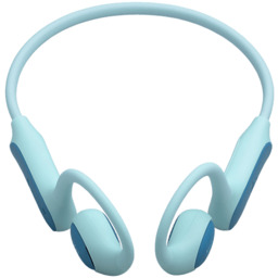 Słuchawki JBL Junior Free Bezprzewodowe Otwarte Turkusowe
