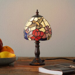 Artistar Lampa stołowa tiffany Irena, multikolor, salon /