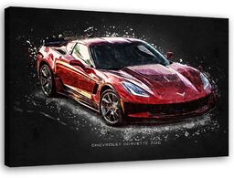 Obraz na płótnie, Chevrolet Corvette Z06 - Gab