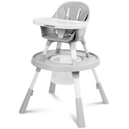 Caretero, Krzesełko do karmienia, Velmo, Grey, 3w1