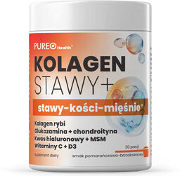 Pureo Health Kolagen Stawy+, smak pomarańczowo-brzoskwiniowy, 120 g