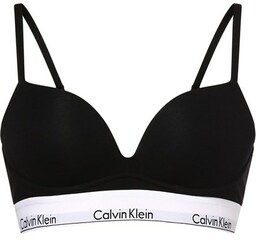 Calvin Klein Damski biustonosz push-up Kobiety Bawełna czarny