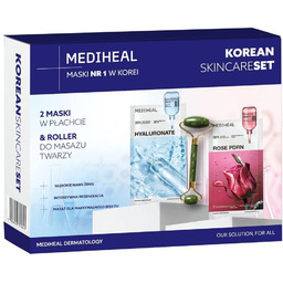 MEDIHEAL SET Maseczki w płachcie 2x24ml + roller