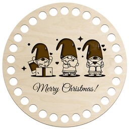 Pakamera Spód Baza ze Sklejki do Szydełkowania Koszyczka