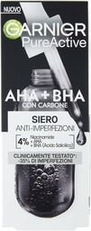 Garnier PureActive Serum przeciw niedoskonałościom, AHA + BHA,