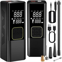 Kompresor Samochodowy Pompka Rowerowa Elektryczna Sprężarka Bezprzewodowa