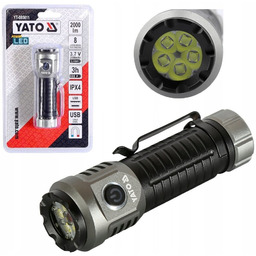YATO LATARKA AKUMULATOROWA LED 20W 2000LM 7 TRYBÓW