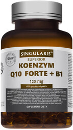 Singularis Koenzym Q10 Forte + B1, 60 kapsułek