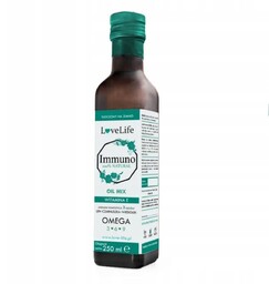 LoveLife Immuno Strong Olej lniany Olej z czarnuszki,