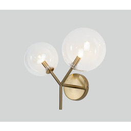 LOLLIPOP W0254 kinkiet G9 max 40W złoty szkło