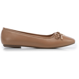 Baleriny z miękkiej ekoskóry beżowe