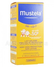 Mustela Bebe Mleczko przeciwsłoneczne SPF 50+, 100 ml