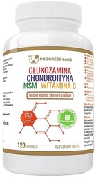 PROGRESS LABS Glukozamina + Chondroityna + MSM +