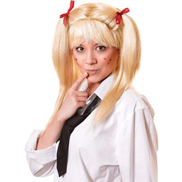 Bristol Novelty BW748 peruka uczennica blond i czerwone