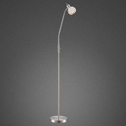 Globo lampa podłogowa Elliott 54341-1S nikiel mat szklany