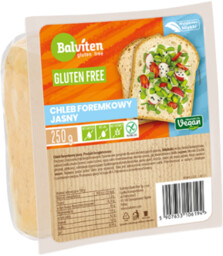 CHLEB FOREMKOWY JASNY BEZGLUTENOWY 250 g - BALVITEN